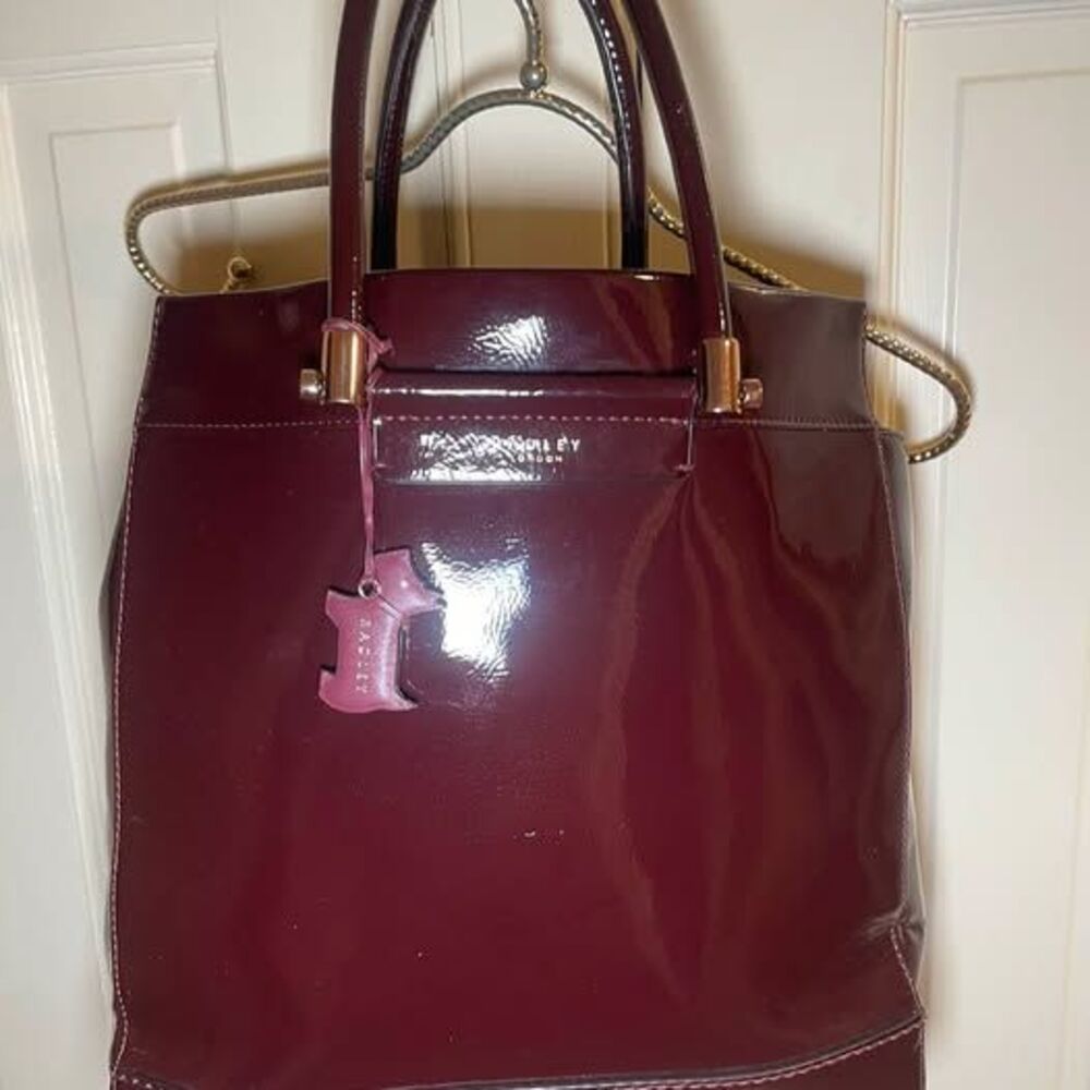 Radley London Patent Leather Tote Bag